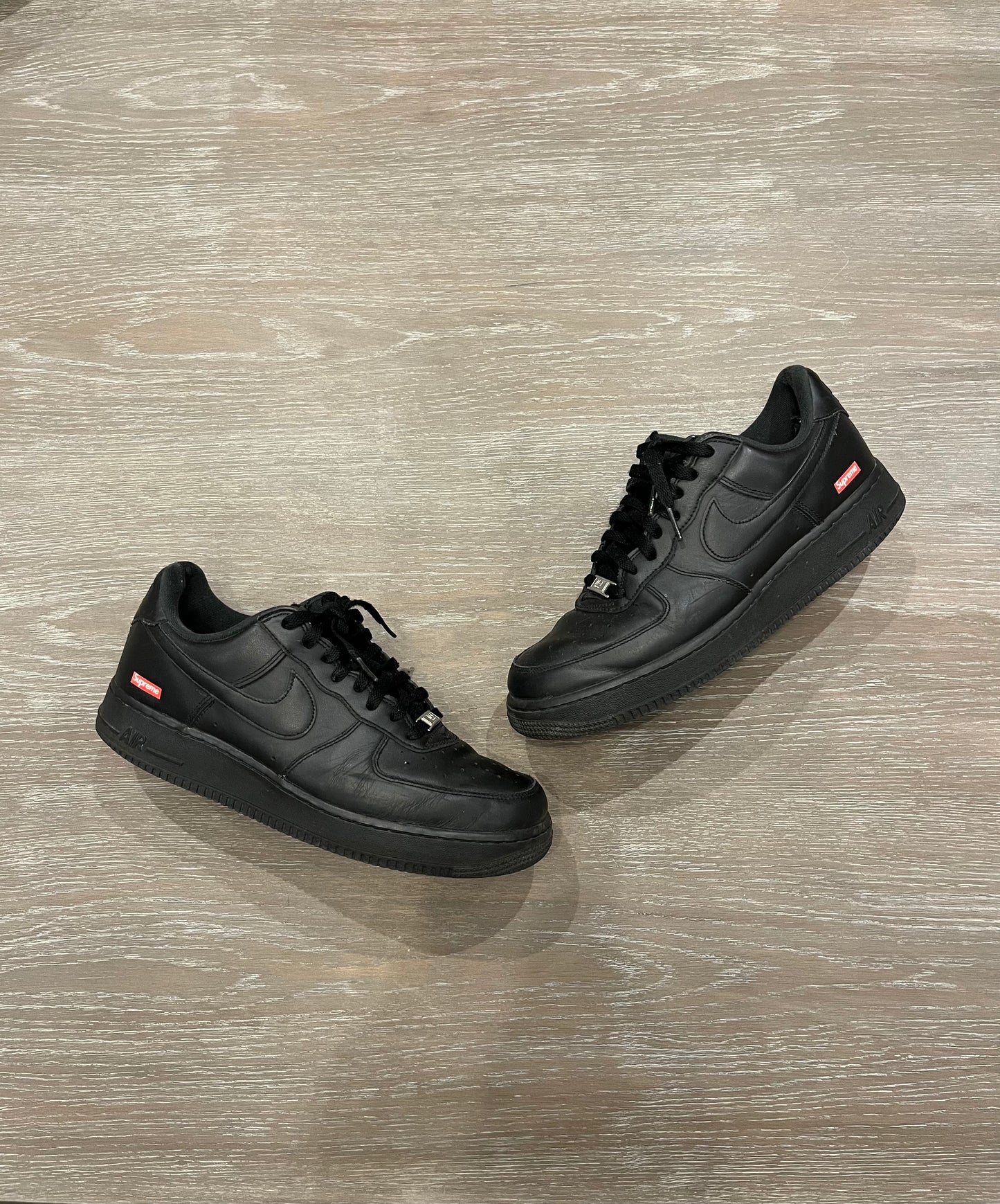 Supreme Air Force 1s Black
