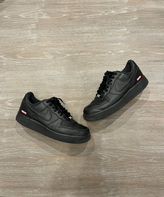 Supreme Air Force 1s Black