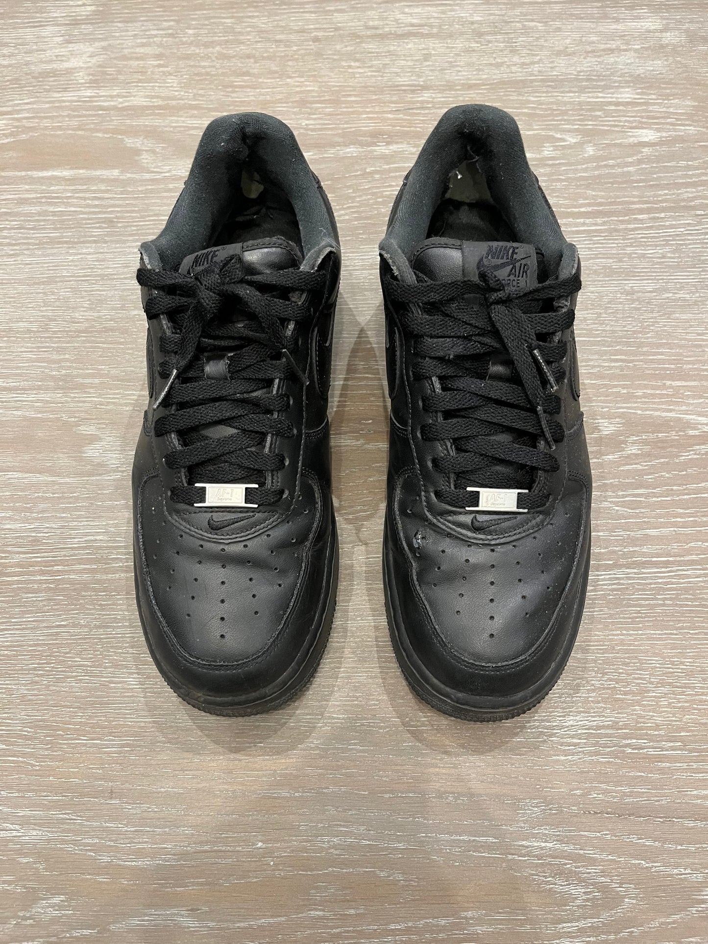 Supreme Air Force 1s Black