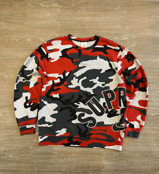 Supreme x Nike camo crewneck